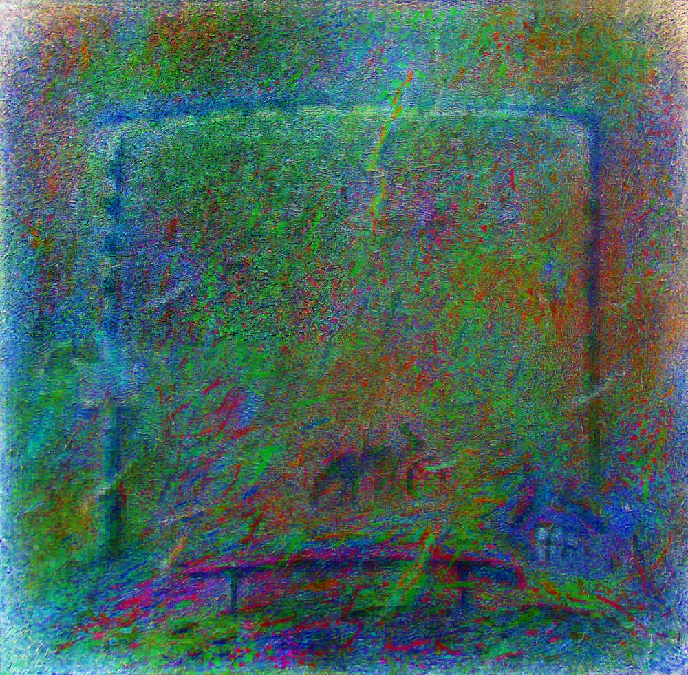 «Шлагбаум». 1987. Полотно, олія